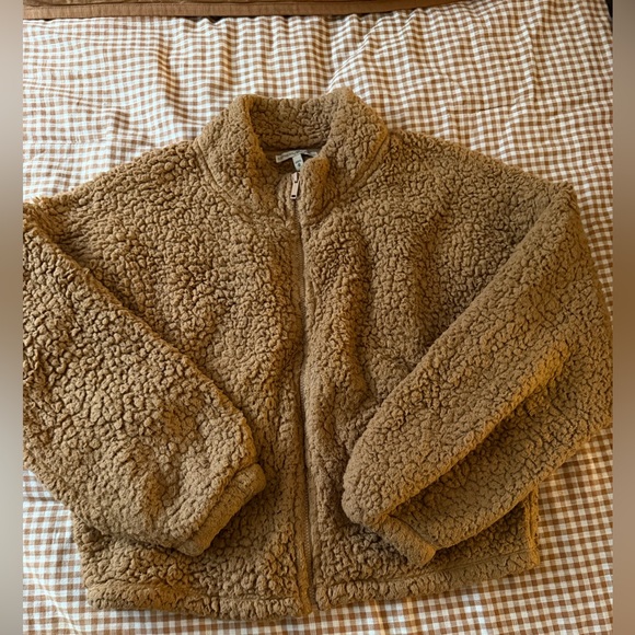 Express Jackets & Blazers - Express Tan Sherpa Jacket